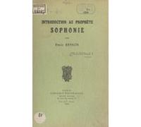 Introduction Au Prophète Sophonie (ebook)