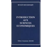 Introduction Aux Sciences Économiques (ebook)