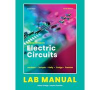Introduction to Electric Circuits: Lab Manual