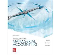 Introduction to Managerial Accounting