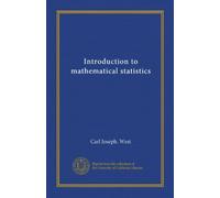 Introduction to mathematical statistics