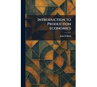 Introduction to Production Economics