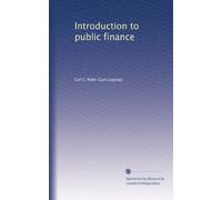 Introduction to public finance