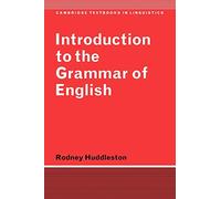 Introduction to the Grammar of English Paperback (SIN COLECCION)