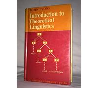 Introduction to Theoretical Linguistics