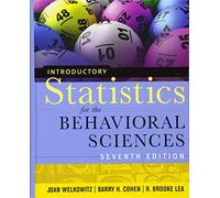 Introductory Statistics for the Behavioral Sciences