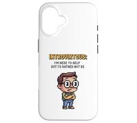 Introirtuoso Estoy aquí para Ayudar, Pero Prefiero no ser Carcasa para iPhone 16
