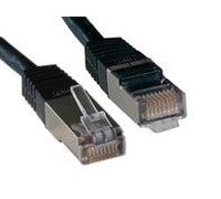 Intronics Patchcord SSTP Category 6 PIMF, Black 7.00M 7m Negro Cable de Red