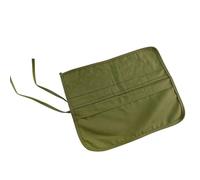 Introti Bolsa de almacenamiento de lona para pinceles de pintura, lona de gran capacidad, 22 ranuras, bolsa para bolígrafos de pintura al óleo para pinceles de aceite, acuarela para artistas, Verde