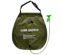Introti Bolsa de ducha solar para camping con boquilla de manguera extraíble, bolsa de ducha con calefacción solar para camping, senderismo, playa, actividades al aire libre
