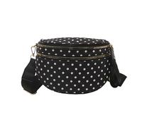 Introti Bolsa deportiva de gran capacidad, casual, Y2K, cierre de cremallera, bolsas de hombro versátiles para compras y salidas familiares al aire libre, Black, 265x110x230mm