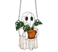 Introti Bonito atrapasueños acrílico para colgar en interiores y exteriores, hogar, patio, jardín, D