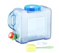 Introti Contenedor de agua de camping de 5 litros con grifo, tanque de almacenamiento de agua portátil sin BPA para actividades al aire libre, pesca, fiestas, RV, furgoneta y uso de emergencia