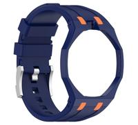 Introti Correa de reloj de repuesto para Swatch X AP Royal Pop Sport Watch Band suave y transpirable, tamaño ajustable y diseño impermeable, 5.6-8.5 inches, PC y silicona, Sin piedra preciosa
