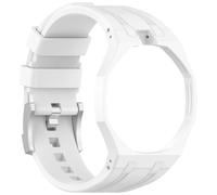 Introti Correa de reloj de repuesto para Swatch X AP Royal Pop Sport Watch Band suave y transpirable, tamaño ajustable y diseño impermeable, 5.6-8.5 inches, PC y silicona, Sin piedra preciosa