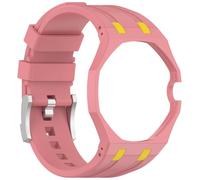 Introti Correa de reloj de repuesto para Swatch X AP Royal Pop Sport Watch Band suave y transpirable, tamaño ajustable y diseño impermeable, 5.6-8.5 inches, PC y silicona, Sin piedra preciosa