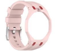 Introti Correa de reloj de repuesto para Swatch X AP Royal Pop Sport Watch Band suave y transpirable, tamaño ajustable y diseño impermeable, 5.6-8.5 inches, PC y silicona, Sin piedra preciosa