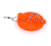 Introti Disco de pesca en el mar con fondo blanco luminoso conector de disco de buzo estable para pesca pesca pesca bajo mandarina varios peces