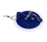 Introti Discos de buzo con parte inferior blanca luminosa conector de disco de buzo ajustable para pesca pesca pesca bajo mandarina varios peces