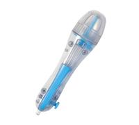 Introti Dispensador de cuentas transparentes de 2,6 mm con agarre antideslizante, dispensador de cuentas de un solo toque, alta capacidad para decoración de padres e hijos y manualidades navideñas