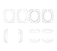 Introti For Nothing - Funda para auriculares (1) Funda protectora de TPU transparente ultrafina a prueba de caídas y golpes