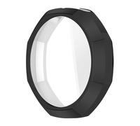 Introti Funda de silicona mate octagonal Mod para Swatch Royal Pop Modification Refit Frame Cover Pocket Watch Protector de pantalla para Swatch AP Royal Pop Relojes Accesorios (negro)