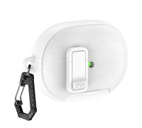 Introti Funda protectora para auriculares Huawei FreeBuds Pro 5 con soporte para teléfono y bloqueo, funda protectora para auriculares, patrón de lichi, antiarañazos, para viajes al aire libre