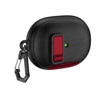 Introti Funda protectora para auriculares Huawei FreeBuds Pro 5 con soporte para teléfono y bloqueo, funda protectora para auriculares, patrón de lichi, antiarañazos, para viajes al aire libre