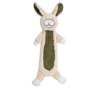 Introti Juguetes chirriantes de peluche para mantenerlos ocupados, juguete interactivo de dentición con chirriador suave resistente al desgarro, regalo para perros pequeños, medianos y grandes