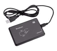 Introti Lector de tarjetas IC sin contacto, lector NFC de 13,56 MHz con interfaz USB, control de acceso, programador cifrado, compatible con Windows, Linux, MacOS