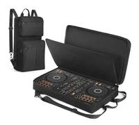 Introti Mochila para DJ Pioneer DDJ-400, DDJ-FLX4 y Roland DJ-202 - Funda portátil antiarañazos con correa ajustable para el hombro - Bolsa de almacenamiento de viaje para DJs, Black, Mochila para DJ