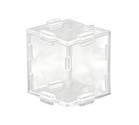 Introti Molde de plástico para cultivo de frutas y verduras, reutilizable, transparente, para plantas de jardín de tomate, fresa, pera