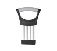Introti Soporte de cebolla para cortar cebollas de acero inoxidable con 10 agujas largas, picador de verduras para cortar tomates, aguacates y otras verduras