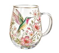 Introti Vaso botánico vintage multiusos inspirado en el jardín, reutilizable, con borde dorado, en relieve, para decoración de sala de té (#13)