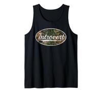 Introvert Camouflage Classic Throwback Design Camiseta sin Mangas