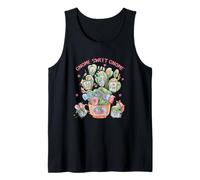 Introvert Home Sweet Cactus Home Graphic Women Funny GNOME Camiseta sin Mangas