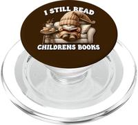 Introvert Librarian GNOME I Still Read Childrens Books PopSockets PopGrip para MagSafe