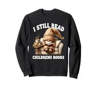 Introvert Librarian GNOME I Still Read Childrens Books Sudadera