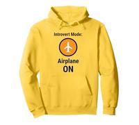 Introvert Mode Airplane ON Funny Antisocial Humor Sudadera con Capucha
