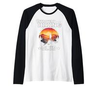 Introvert Senderismo Club Disfrutar Soledad Naturaleza Amante Bienestar Camiseta Manga Raglan