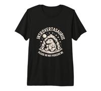 Introvertasaurus, por Favor, no me percibas Camiseta Premium
