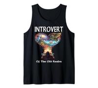 INTROVERTIDO del Antiguo Reino ratón de Biblioteca fantasía Ciencia ficción Fan Leer Camiseta sin Mangas