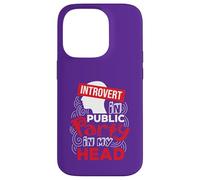 Introvertido en público, Fiesta en mi Cabeza Carcasa para iPhone 14 Pro