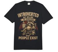 Introvertido Pero dispuesto a discutir por qué la Gente Existe Divertida Comfort Colors Adult Heavyweight T-Shirt