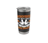 Introvertido pero dispuesto a discutir sobre el soplado de vidrio del artista de vidrio Vaso térmico de acero inoxidable de doble pared