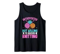 Introvertido pero dispuesto a hablar de tejer Camiseta sin Mangas