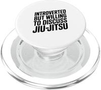Introvertido Pero dispuesto a Hablar sobre el Humor del Jiu-Jitsu PopSockets PopGrip para MagSafe