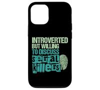 Introvertido pero dispuesto a hablar sobre el verdadero crimen de los asesinos en serie Carcasa para iPhone 12/12 Pro