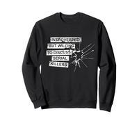 Introvertido Pero dispuesto a Hablar sobre el Verdadero Crimen de los Asesinos en Serie Sudadera