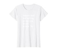 Introvertido Pero dispuesto a Hablar sobre la Mosca del Soldado Negro Camiseta gráfica económica, Mujer, Blanco, S
